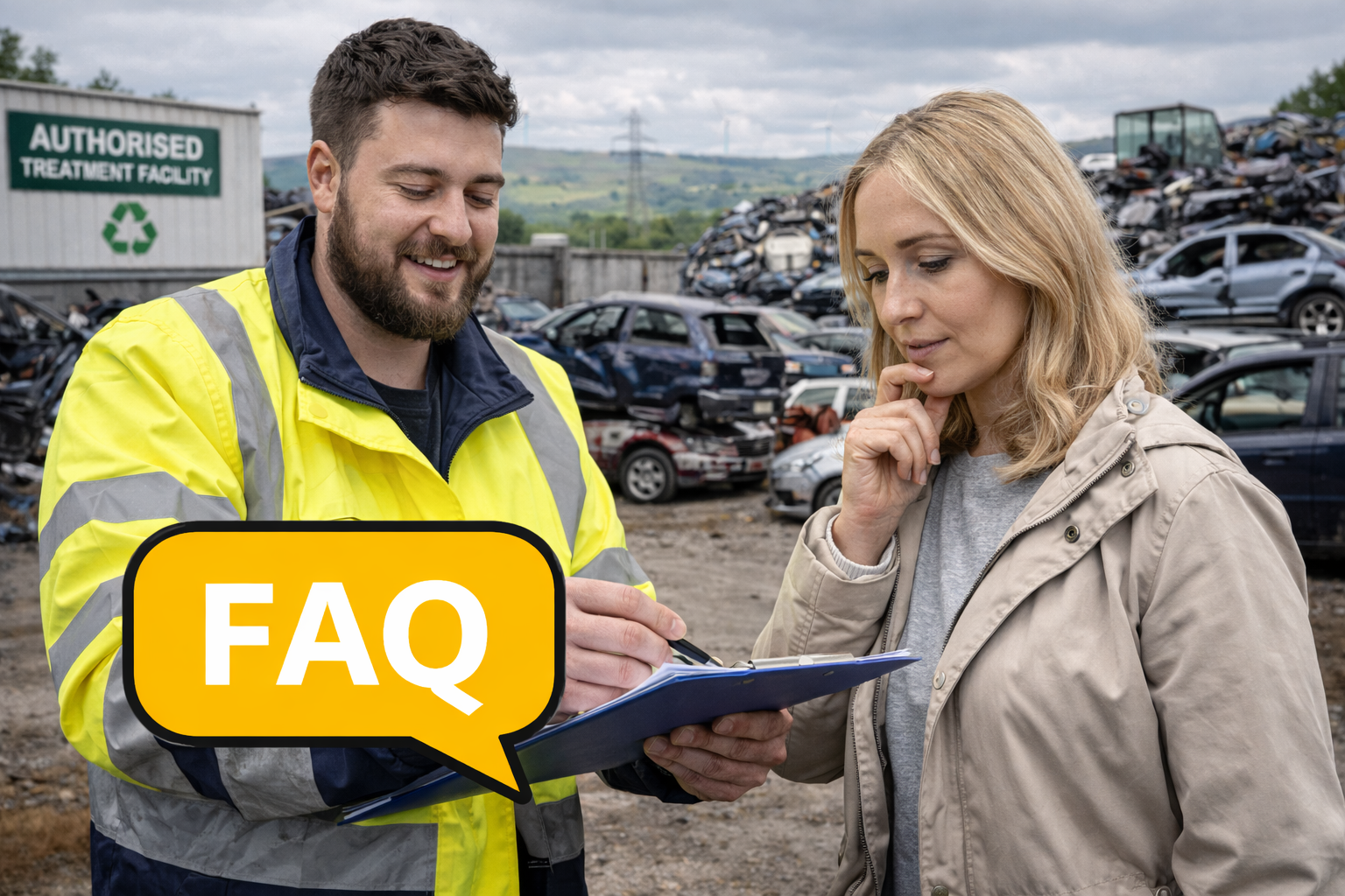 Scrap car FAQs and advice in Middleton